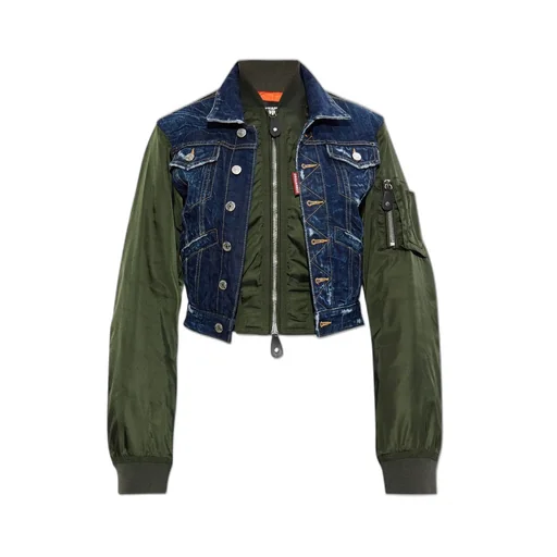 Dark Aviator Hybrid Jean Jacket