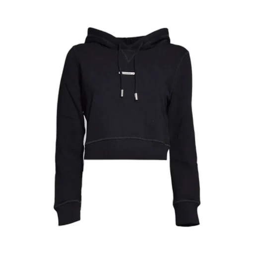 Logo Patch Drawstring Hoodie