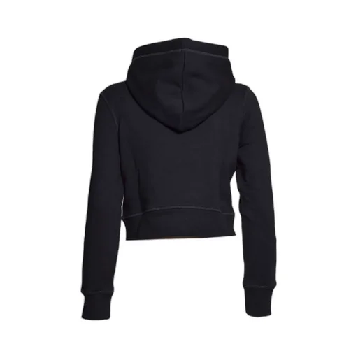 Logo Patch Drawstring Hoodie