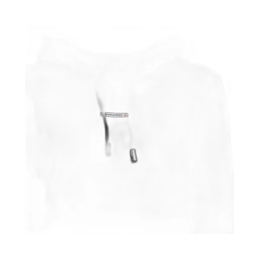 Logo Patch Drawstring Hoodie