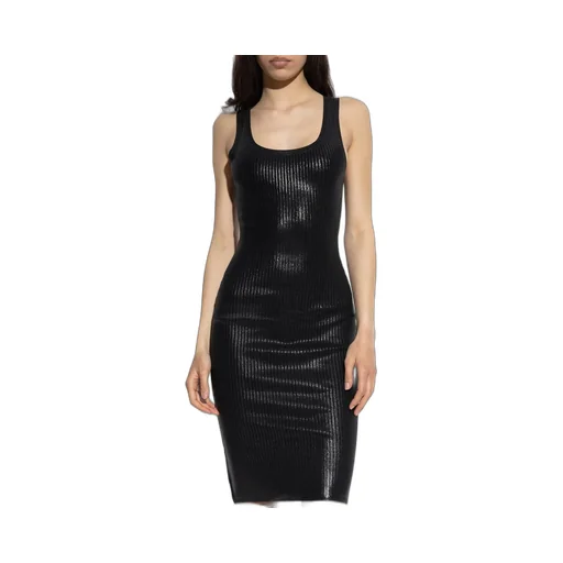 Sleeveless Ribbed Midi Dress