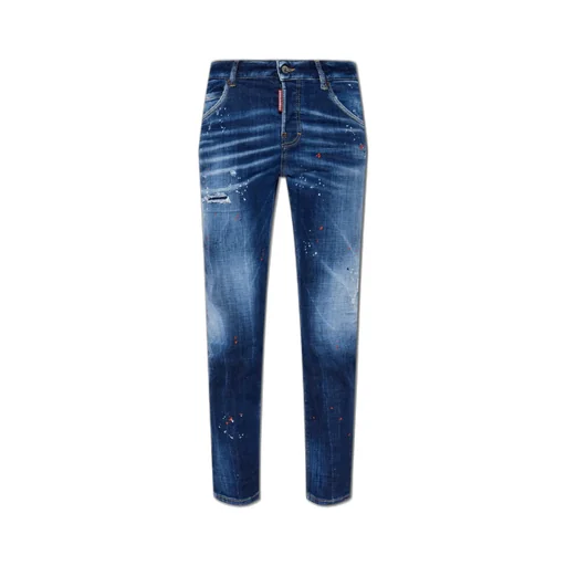 Distressed Slim-Fit Jeans