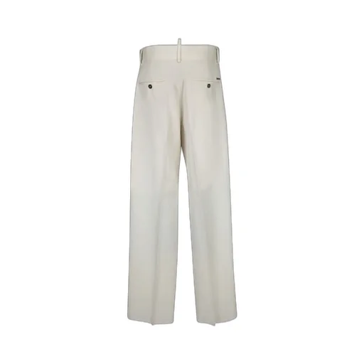 Straight-Leg Tailored Trousers