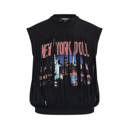 Graphic Printed Tank Top