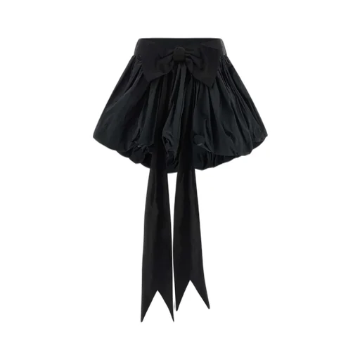 Bow-Detailed Mini Skirt