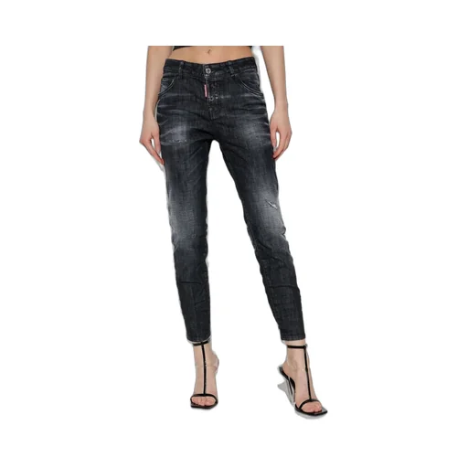 Logo Patch Slim-Fit Jeans