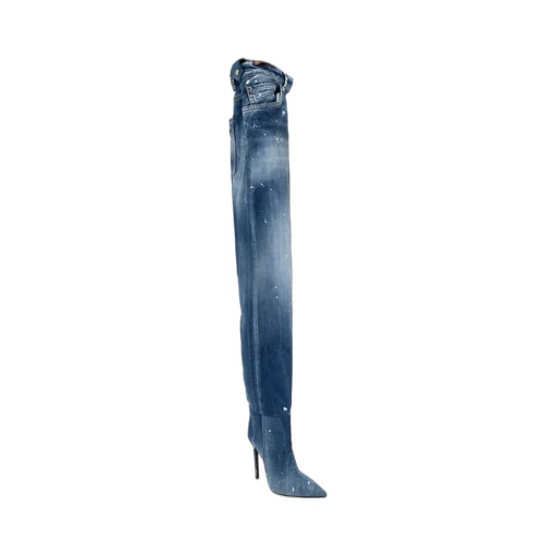 X Bettter Heeled Denim Boots