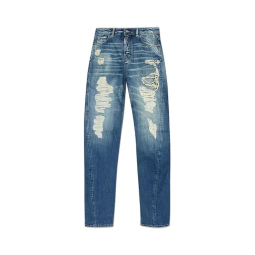 Twisted Distressed Jeans