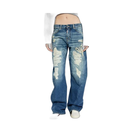 Twisted Distressed Jeans