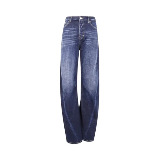 Distressed Straight Leg Jeans