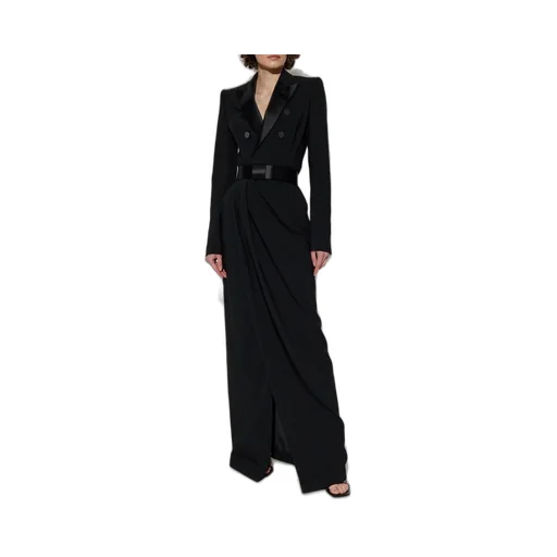 Belted Long Dress