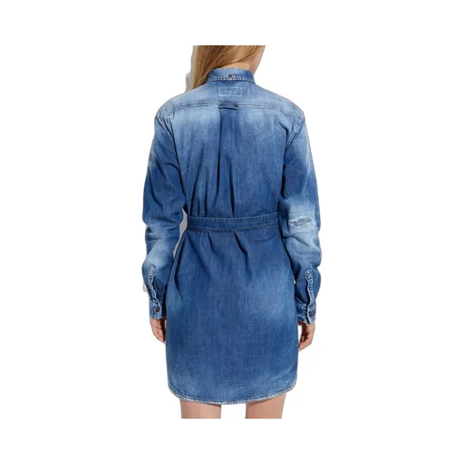 Buttoned Denim Dress