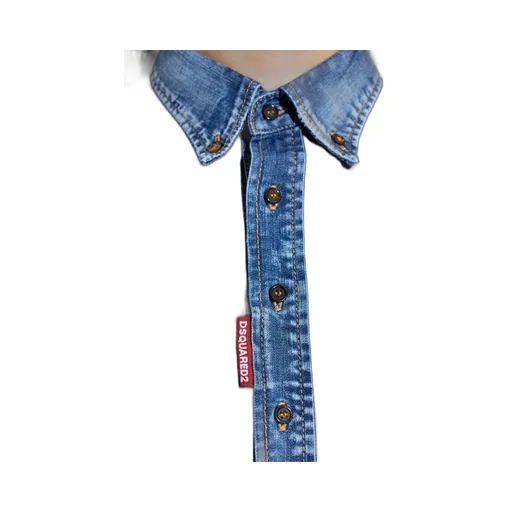 Buttoned Denim Dress