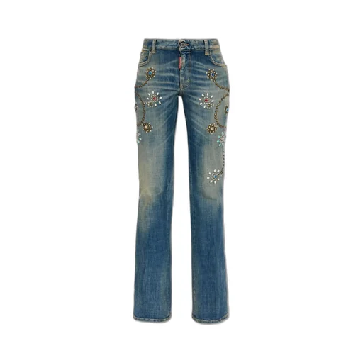 Embellished Flared Jeans