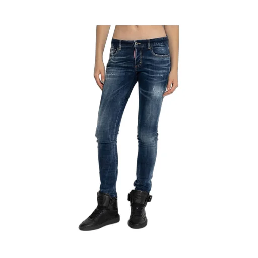 X Ducati Distressed Skinny Jeans