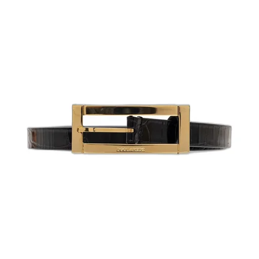 Logo Engraved Buckle Belt