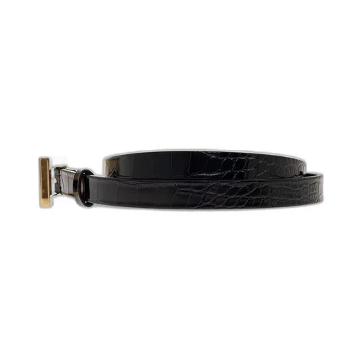 Logo Engraved Buckle Belt