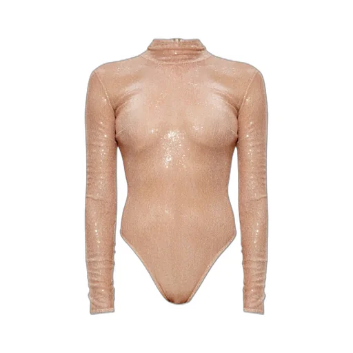 Long Sleeve Embellished Bodysuit