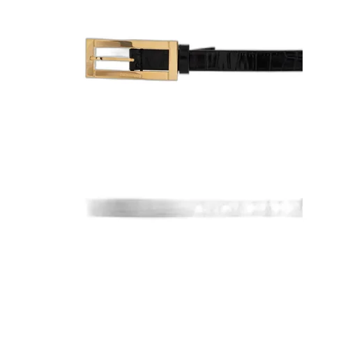 Logo Engraved Buckle Belt
