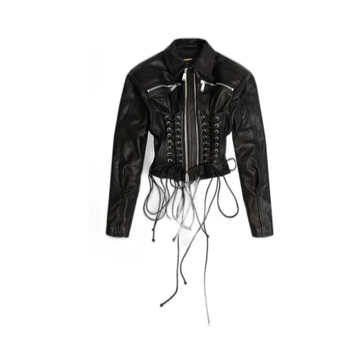 Dsquared2 X Ducati Laced Leather Jacket