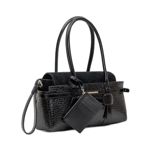 Logo Stamp Twin Shoulder Bag