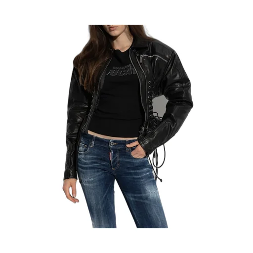 Dsquared2 X Ducati Laced Leather Jacket