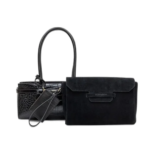 Logo Stamp Twin Shoulder Bag