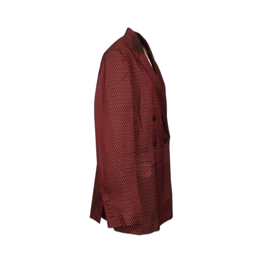 Double-Breasted Long Sleeved Blazer