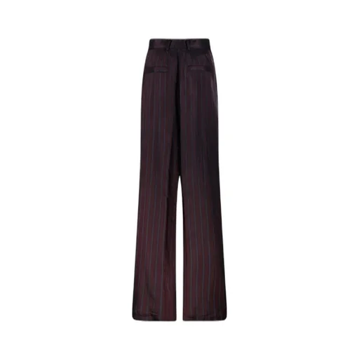 Striped Wide-Leg Trousers