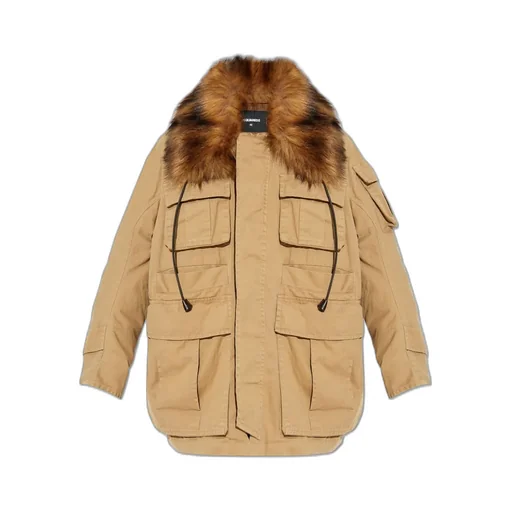 Military Fur Collar Parka
