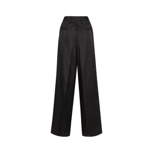 Striped Wide-Leg Trousers