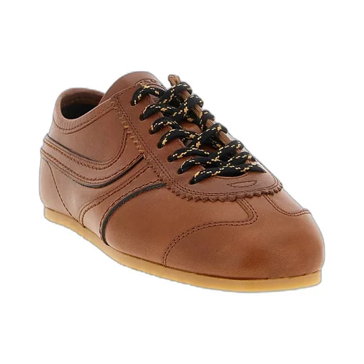 Almond Toe Lace-Up Sneakers