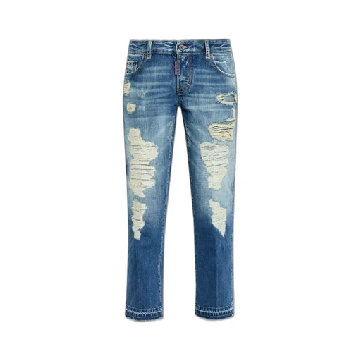 Medium Fade Wash Jenna Distressed Jeans