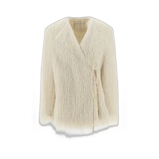 Long-Sleeved Wrapped Jacket