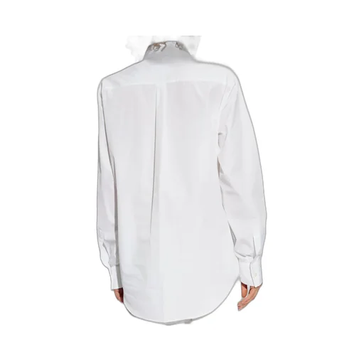 Logo Embroidered Long-Sleeved Shirt