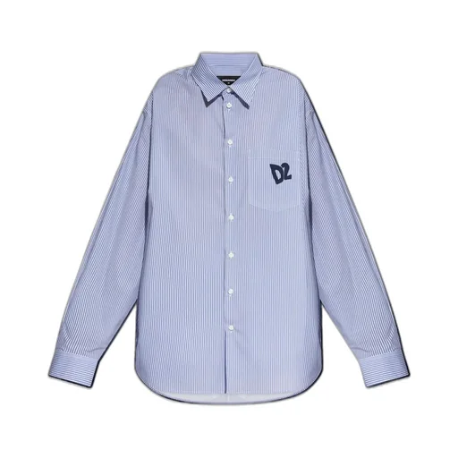 Summer Lovers Oversized Pinstripe Shirt