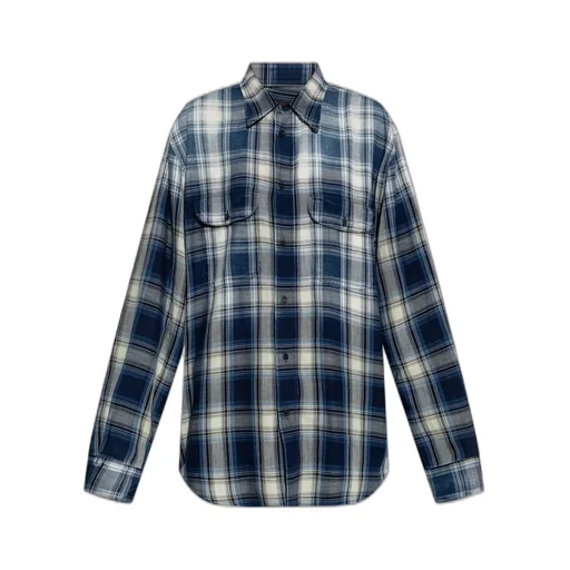 Checked Long-Sleeved Shirt