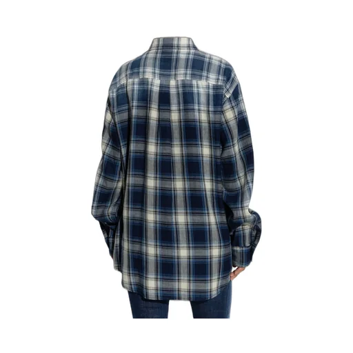 Checked Long-Sleeved Shirt
