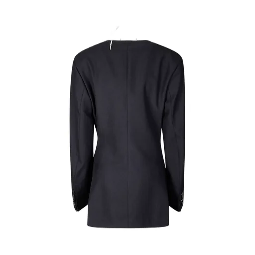 Tie-Fastened Tailored Blazer