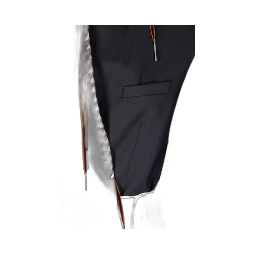 Tie-Fastened Tailored Blazer
