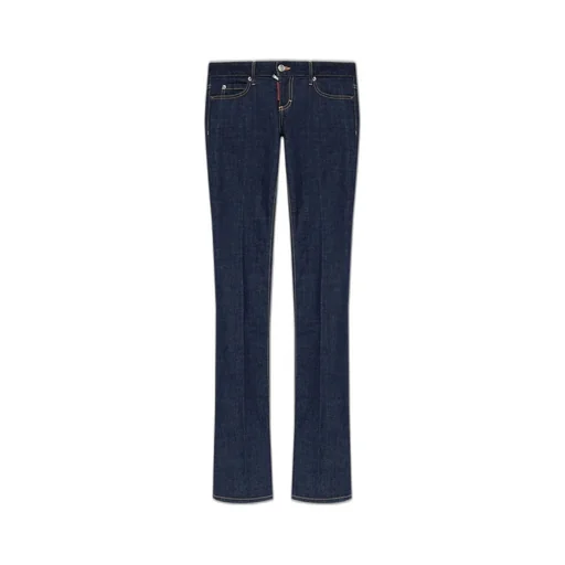 Straight-Leg Slim-Fit Jeans