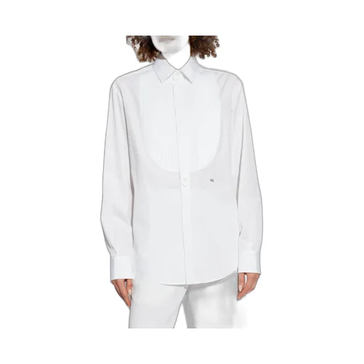 Logo Embroidered Long-Sleeved Shirt