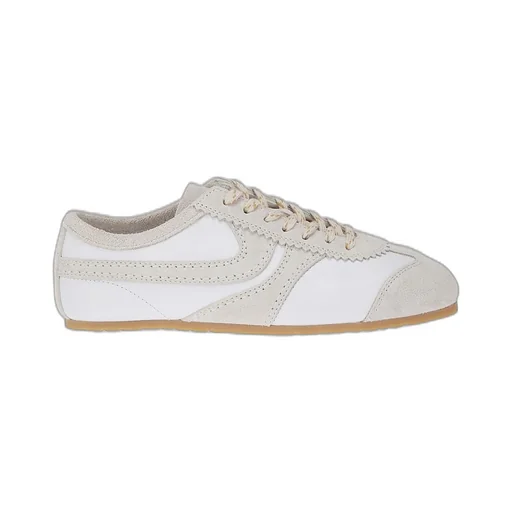 Round Toe Lace-Up Sneakers