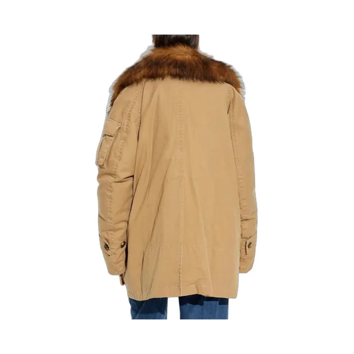 Military Fur Collar Parka