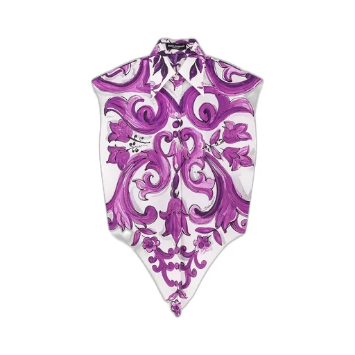 Majolica Printed Poplin Shirt
