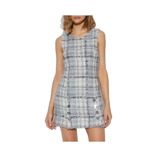 Tweed Sleeveless Mini Dress