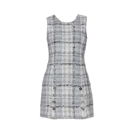 Tweed Sleeveless Mini Dress