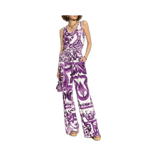 Majolica Printed Trousers