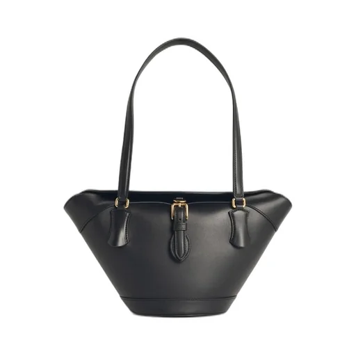Buckle Detailed Shoulder Bag