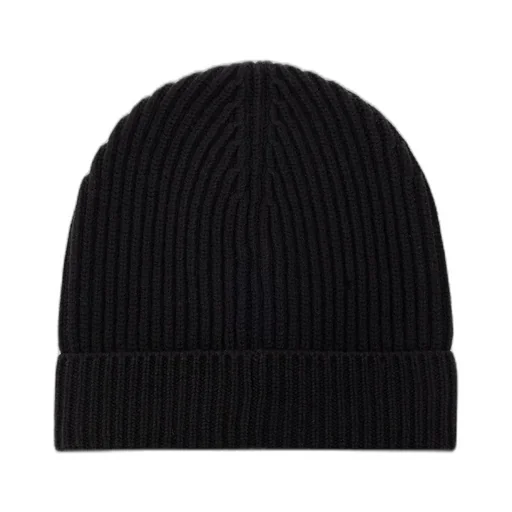 Turn-Up Hem Knitted Beanie
